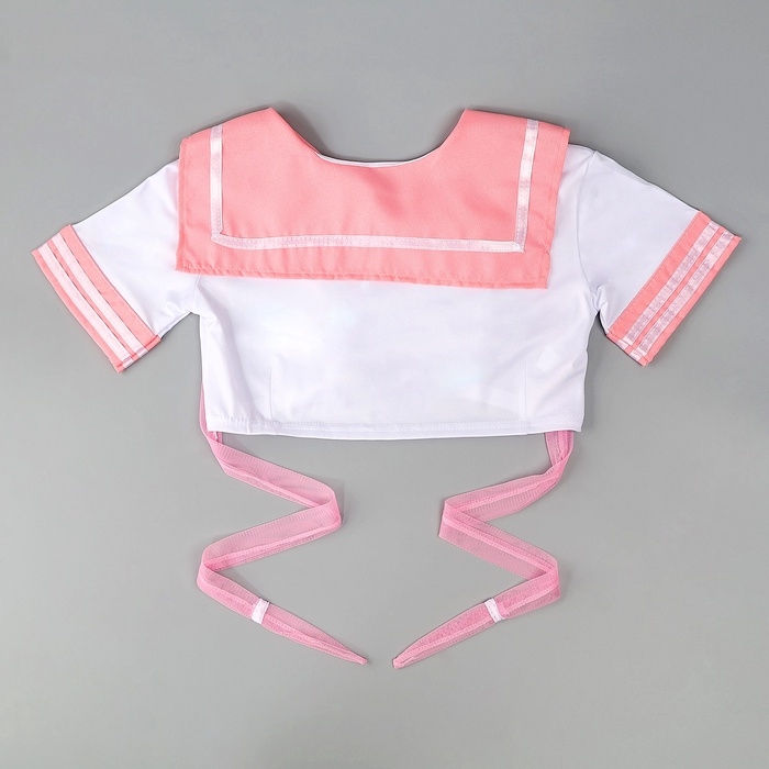 Карнавальный набор &laquo;Каваи тян&raquo;: топ, юбка на липучке, чулки, р-р 38-46, цвет розовый