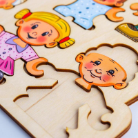 Пазл-конструктор &laquo;Собери персонажа. Семья&raquo;