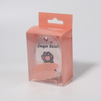 Расчёска - шейкер &laquo;Лапки&raquo;, 5,5 &times; 9 см, цвет белый