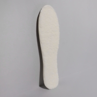 Стельки для обуви, универсальные, двухслойные, р-р RU до 46 (р-р Пр-ля до 46), 29 см, пара, цвет бежевый