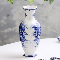 Ваза «Оля», 27 см, гжель Ваза «Оля», 27 см, гжель