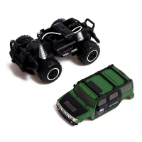 Джип &laquo;Армия&raquo;, радиоуправляемый, световые эффекты, работает от батареек, цвет зелёный
