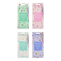 Карандаши цветные 12 цветов BrunoVisconti HappyColor "Пастельные", трёхгранные, МИКС Карандаши цветные 12 цветов BrunoVisconti HappyColor "Пастельные", трёхгранные, МИКС