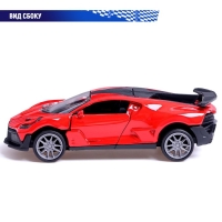 Машина металлическая &laquo;Купе&raquo;, 1:36, инерционная, открываются двери, цвет красный