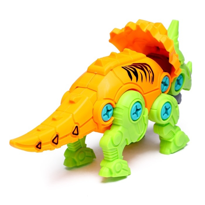 Конструктор винтовой &laquo;Стиракозавр&raquo;, с отвёрткой, 26 деталей