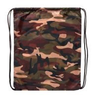 Мешок для обуви 420 х 340 мм, Calligrata "Стандарт", (мягкий полиэстер, плотность 210 D), милитари зеленый