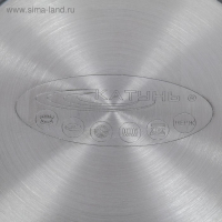 Ковш &laquo;Аврора&raquo;, 1,6 л, d=16 см, капсульное дно, стеклянная крышка, индукция