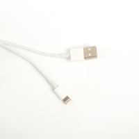 Кабель Luazon, Lightning - USB, 1 А, 0.9 м, белый Кабель Luazon, Lightning - USB, 1 А, 0.9 м, белый