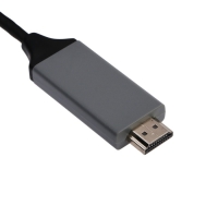 Кабель Luazon CAB-5 Type-C - HDMI, 2 м, для устройств с USB-C 3.1 (DisplayPort Alt Mode) Кабель Luazon CAB-5 Type-C - HDMI, 2 м, для устройств с USB-C 3.1 (DisplayPort Alt Mode)