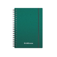 Тетрадь А6 на спирали, 80 листов в клетку, ErichKrause Ice Metallic, пластиковая обложка, на резинке, блок офсет 100% белизна, МИКС Тетрадь А6 на спирали, 80 листов в клетку, ErichKrause Ice Metallic, пластиковая обложка, на резинке, блок офсет 100% белизна, МИКС