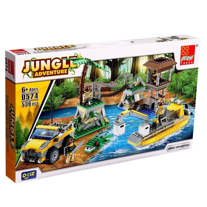 Конструктор Джунгли &laquo;База исследователей&raquo;, 536 деталей
