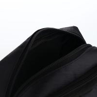 Сумка мужская на молниях, наружный карман, цвет чёрный Сумка мужская на молниях, наружный карман, цвет чёрный