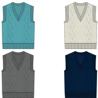 Жилет оверсайз на заказ Tricksy Terra Grand, акрил, размер S/M