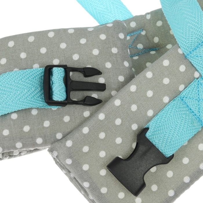 Вожжи детские №1, Серый горох, цвет серый Вожжи детские №1, Серый горох, цвет серый