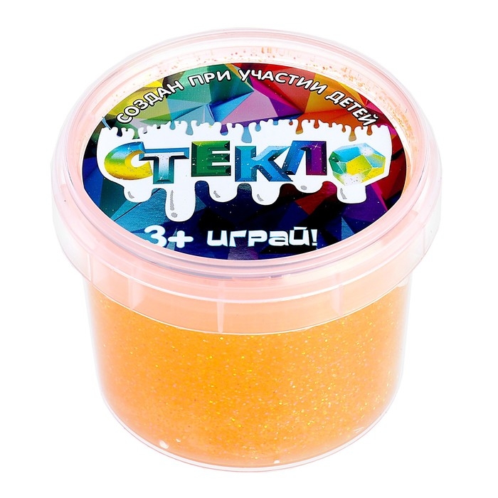 Шоу-бокс &laquo;Слайм. Стекло&raquo;с блёстками