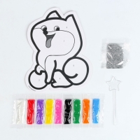 Набор для творчества. Фреска фигурная &laquo;Собачка&raquo;