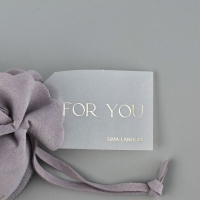 Мешок замшевый «Для тебя», серый, тиснение, 9 × 12 см Мешок замшевый «Для тебя», серый, тиснение, 9 × 12 см