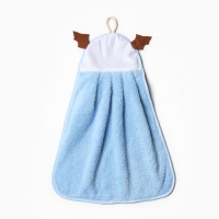 Салфетка декоративная Доляна "Дракончик" 25х34 см, 280 г/м2 микрофибра, 100% п/э