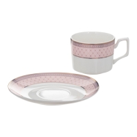 Чайный сервиз WY Paradaise, 12 предметов, кружка 250 мл 6 шт, блюдце d=15,5 см 6 шт, фарфор Чайный сервиз WY Paradaise, 12 предметов, кружка 250 мл 6 шт, блюдце d=15,5 см 6 шт, фарфор