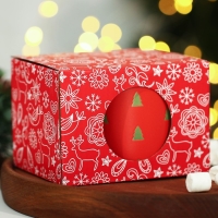 Новый год! Кружка керамическая &laquo;Новогодняя сказка&raquo;, 320 мл, цвет красный