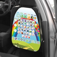 Накидка на сиденье автомобильное  Cartage Составь слово, ПВХ, 60 х 45 см, европодвес