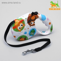 Рулетка "Лапа", 5 м, до 35 кг, принт совы Рулетка "Лапа", 5 м, до 35 кг, принт совы