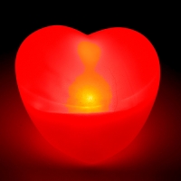 Светильник светодиодный "Сердечко", красное свечение Светильник светодиодный "Сердечко", красное свечение