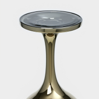 Набор бокалов &laquo;Геометрия&raquo;, 290 мл, с гравировкой и напылением, 6 шт, цвет напыления золотой