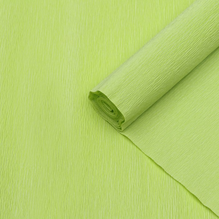 Бумага гофрированная, 558 Бумага гофрированная, 558 "Салатовая", 0,5 х 2,5 м
