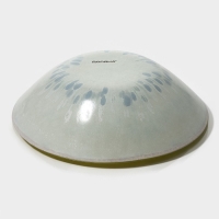 Салатник стеклянный Доляна &laquo;Киви&raquo;, 720 мл, 18,5&times;5 см, цвет зелёный