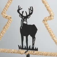 Светильник "Новогодняя елка" LED 3хААА черный 7х20х37см Светильник "Новогодняя елка" LED 3хААА черный 7х20х37см