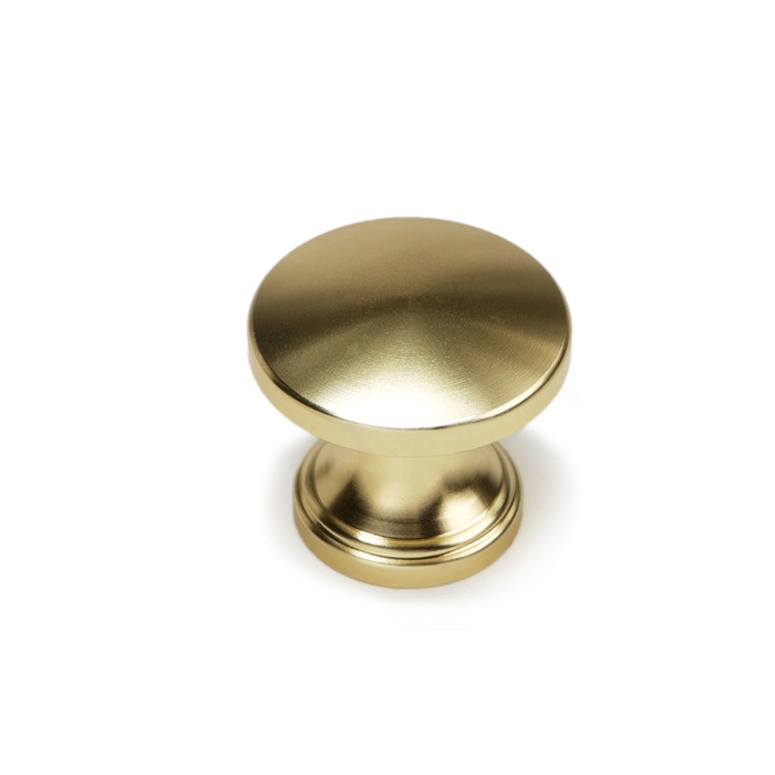 Ручка кнопка CAPPIO RK148, d=30 мм, цвет сатиновое золото