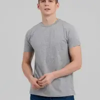 Футболка T-bolka 160 Original серый меланж, размер L