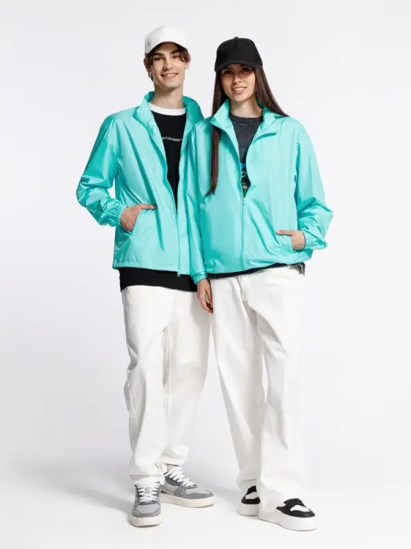 Ветровка Kivach, бирюзовая (тиффани), размер S