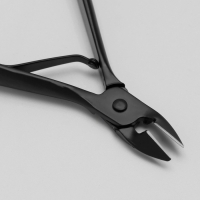 Кусачки маникюрные для кутикулы, 9,3 см, длина лезвия - 10 мм, цвет чёрный Кусачки маникюрные для кутикулы, 9,3 см, длина лезвия - 10 мм, цвет чёрный