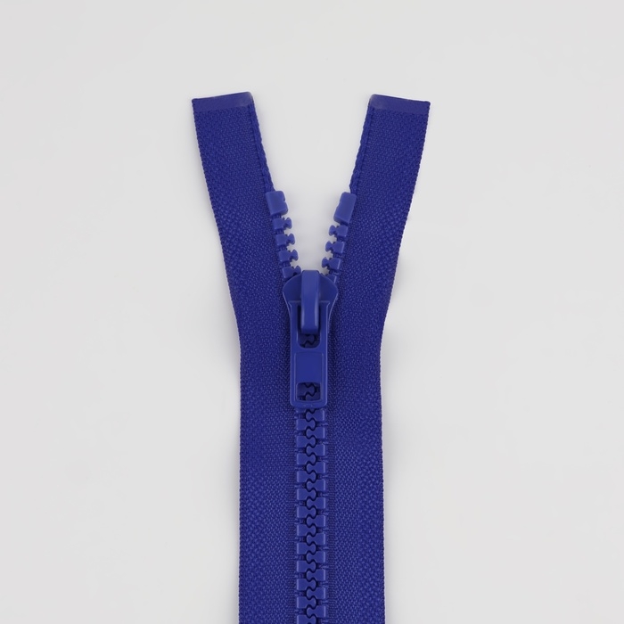 Молния &laquo;Трактор&raquo;, №8, разъёмная, 2 замка, замки автомат, 100 см, цвет электрик