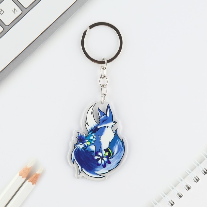 БПарные брелоки &laquo;Лисички&raquo; набор, 2 шт.