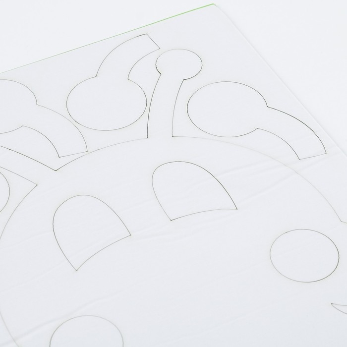 Ростомер на стену "Гусеница", наклейки интерьерные детские, декор на стену, 220 х 36 см