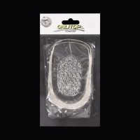 Подпяточники для обуви, с протектором, силиконовые, 10 &times; 6 см, пара, цвет прозрачный