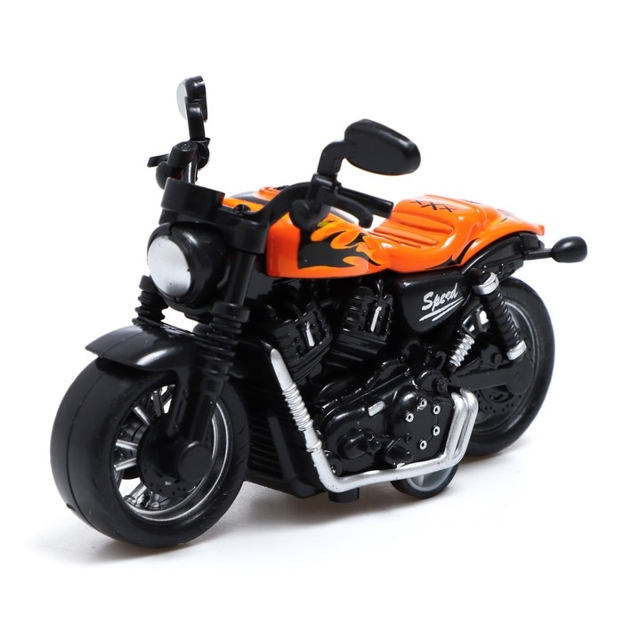 Мотоцикл металлический &laquo;Пламя&raquo;, МИКС