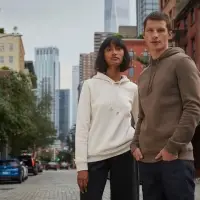 Толстовка с капюшоном унисекс BNC Inspire (Organic), коричневая (мокко), размер S