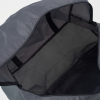 Сумка дорожная на молнии, складная в косметичку, наружный карман, держатель для чемодана, цвет серый/голубой Сумка дорожная на молнии, складная в косметичку, наружный карман, держатель для чемодана, цвет серый/голубой