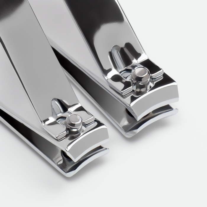 Набор маникюрный, 4 предмета, в раздвижном футляре, цвет бежевый Набор маникюрный, 4 предмета, в раздвижном футляре, цвет бежевый