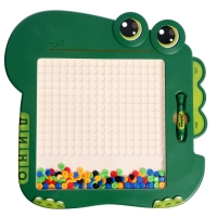 Магнитный планшет для рисования &laquo;Динозаврик&raquo;, мозаика, 10 карточек