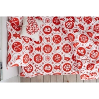 Постельное белье LoveLife дуэт " New Year's gifts" 143*215см-2шт,240*225см,50*70см-2шт