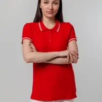 Рубашка поло женская Virma Stripes Lady, красная, размер M Рубашка поло женская Virma Stripes Lady, красная, размер M