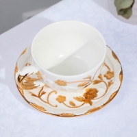 Чайная пара фарфор &laquo;Соната&raquo; чашка 200 мл, блюдце ⌀ 16 см