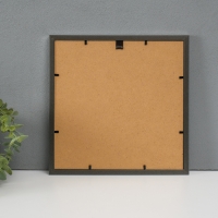 Фоторамка пластик Gallery 25х25 см, 636421-11, серебро (пластиковый экран)