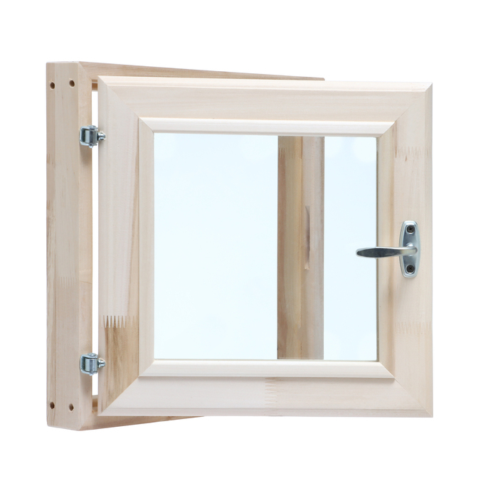 Окно, 40&times;40см, двойное стекло ЛИПА