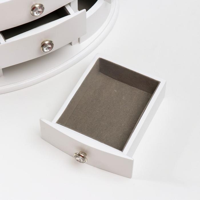 Шкатулка для украшений &laquo;Веер с раздвижными ящиками&raquo;, дерево, 26.3&times;14.2&times;13 см